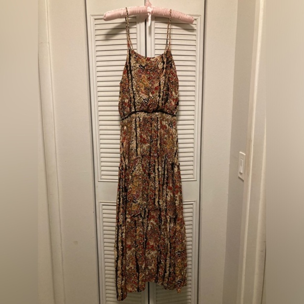 Free People Floral Maxi Dress Size Small